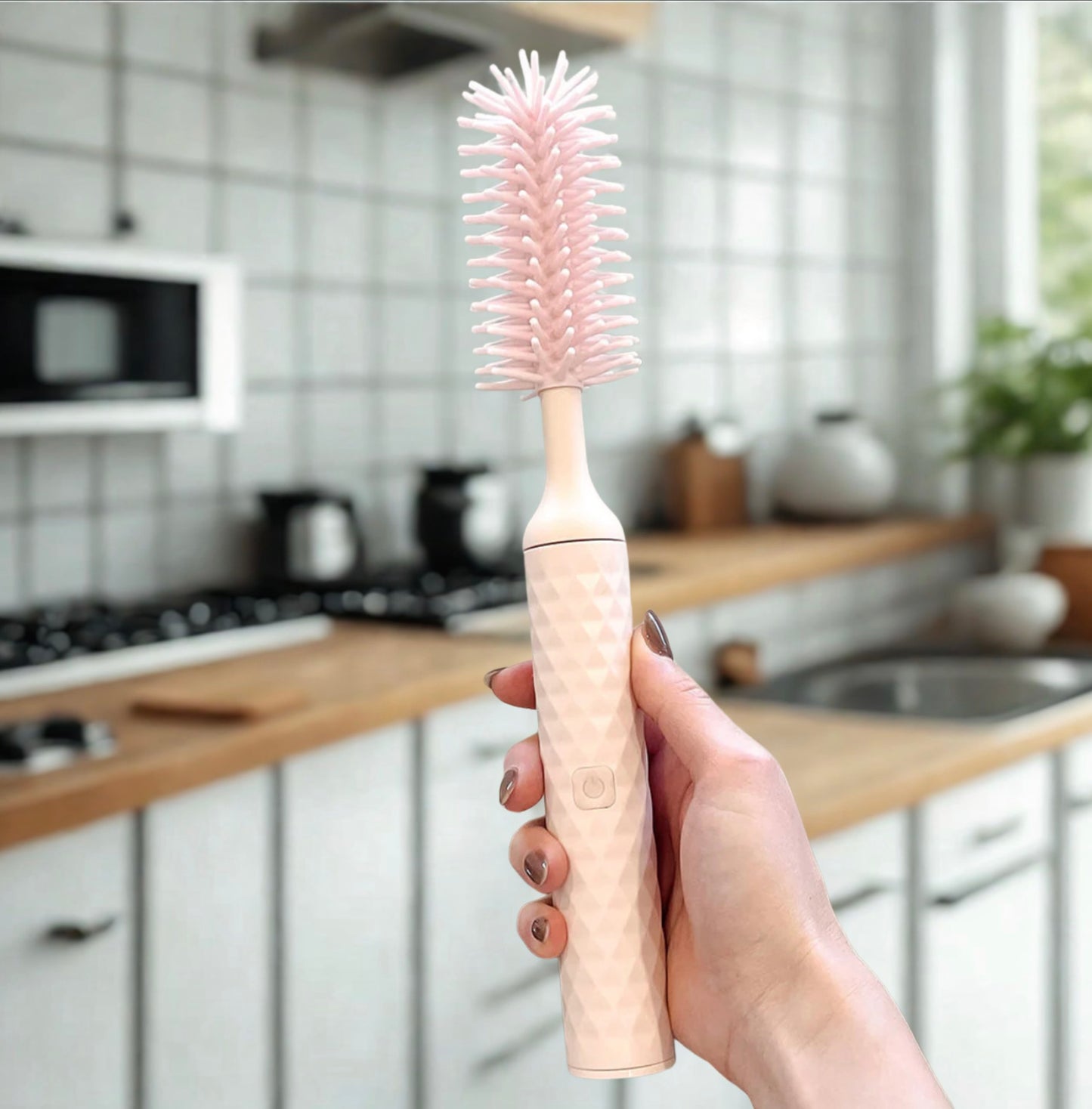 Electric Silicone Bottle Cleaning Brush